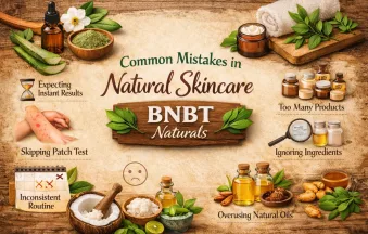 Natural skincare mistakes