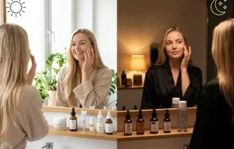 Day vs Night Skincare Routine