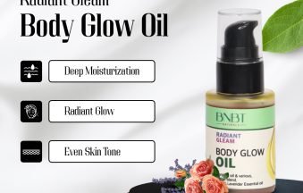 Radiant gleam body glow oil