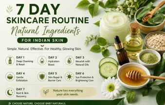 7 Day Skincare Routine Natural Ingredients